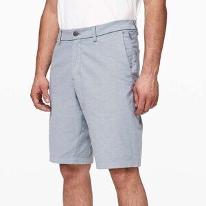 Lululemon Men's Commission Short Qwick Oxford 11" *Relaxed - Oasis Blue